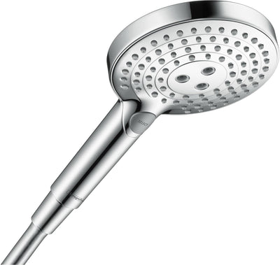 hansgrohe Duschset mit wassersparendem Duschkopf Raindance Select S 120, Regendusche, 3 Strahlarten