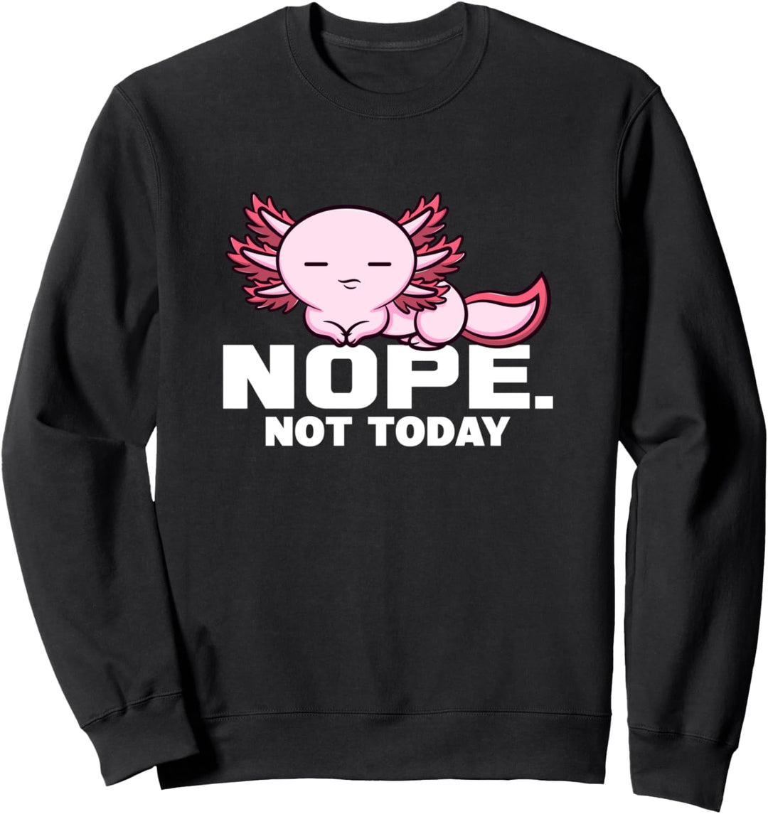 Nee. Heute nicht Axolotl Mexican Walking Fish Sweatshirt