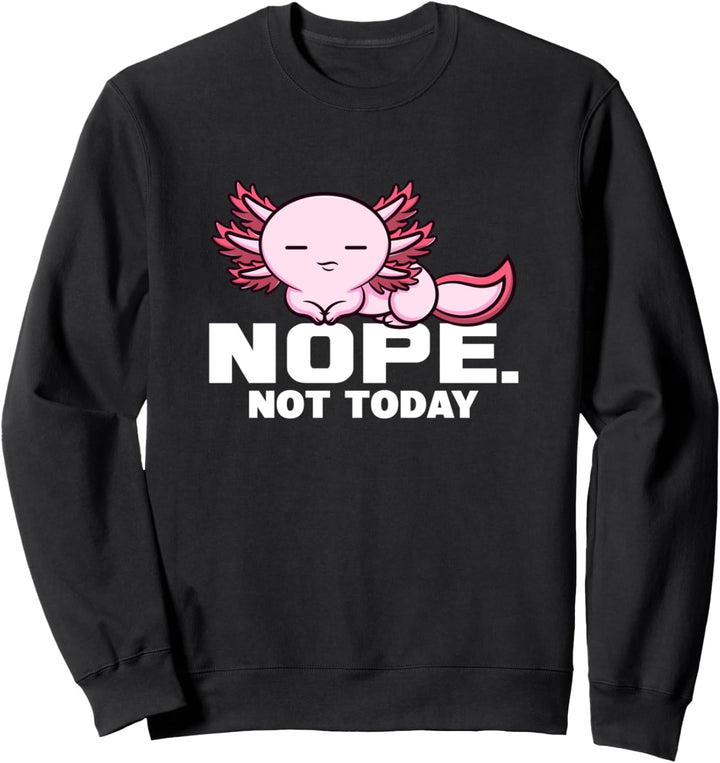 Nee. Heute nicht Axolotl Mexican Walking Fish Sweatshirt