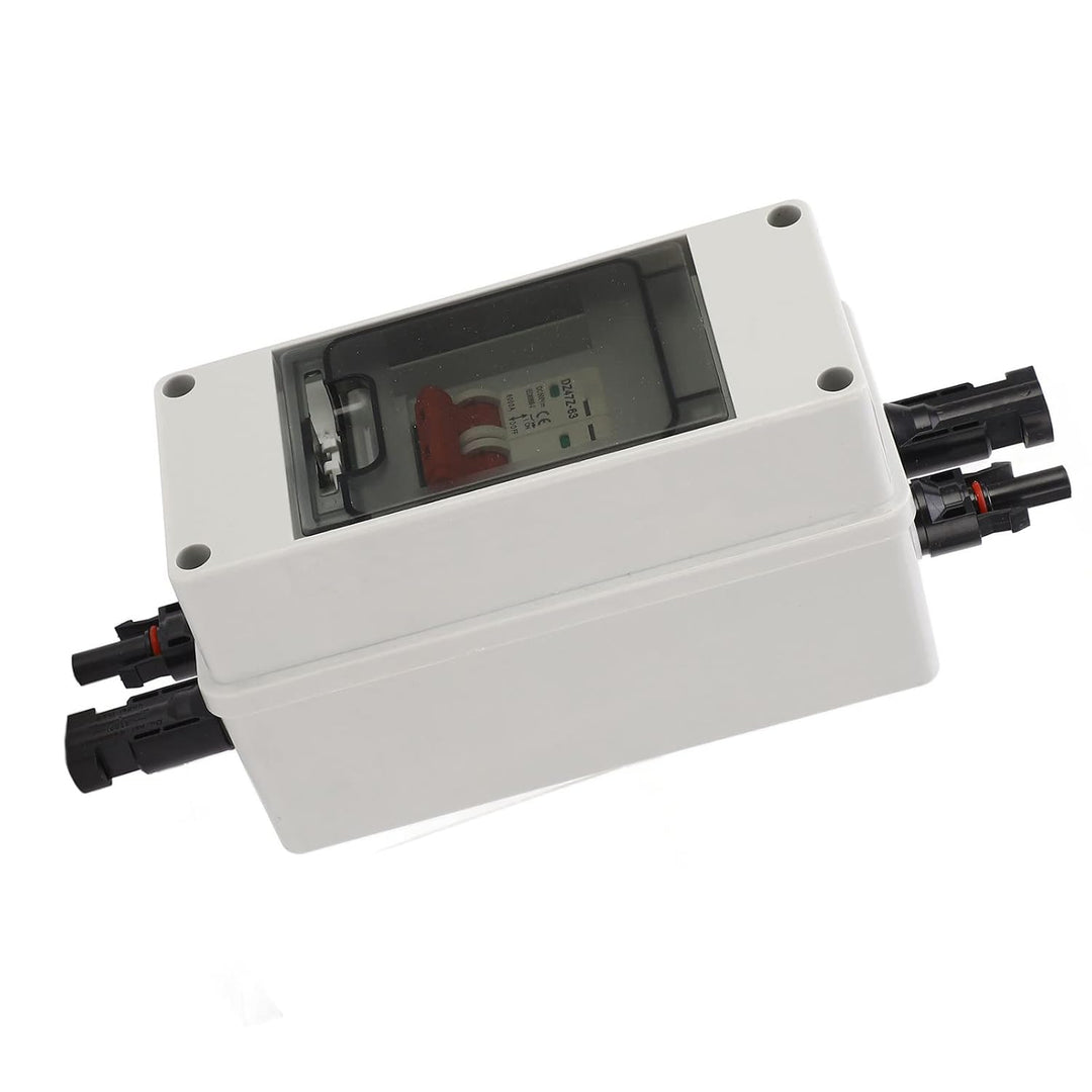 Solar-Trennschalter mit Leistungsschalter für Photovoltaik-Solaranlagen und Wohnmobile (40 A) 40a, 4