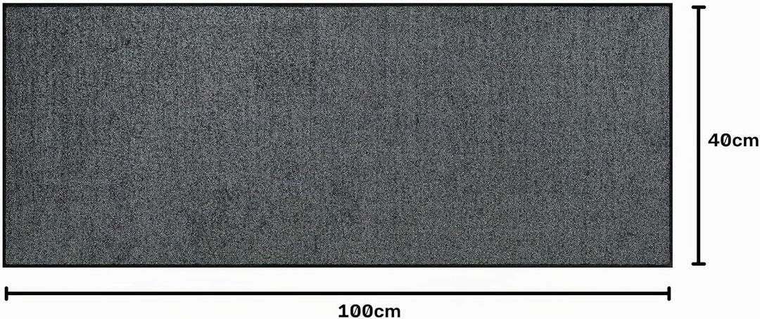Erwin Müller Fussmatte Mainz, Schmutzfangmatte, Sauberlaufmatte uni anthrazit Grösse 40x100 - rutsch