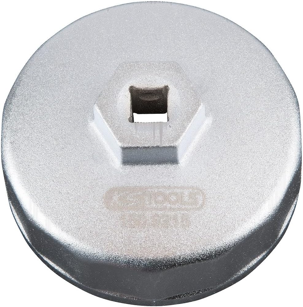 KS Tools 150.9215 3/8" Ölfilter-Schlüssel, SW 74,2mm, 14 Flächen