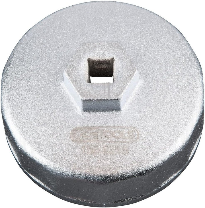 KS Tools 150.9215 3/8" Ölfilter-Schlüssel, SW 74,2mm, 14 Flächen