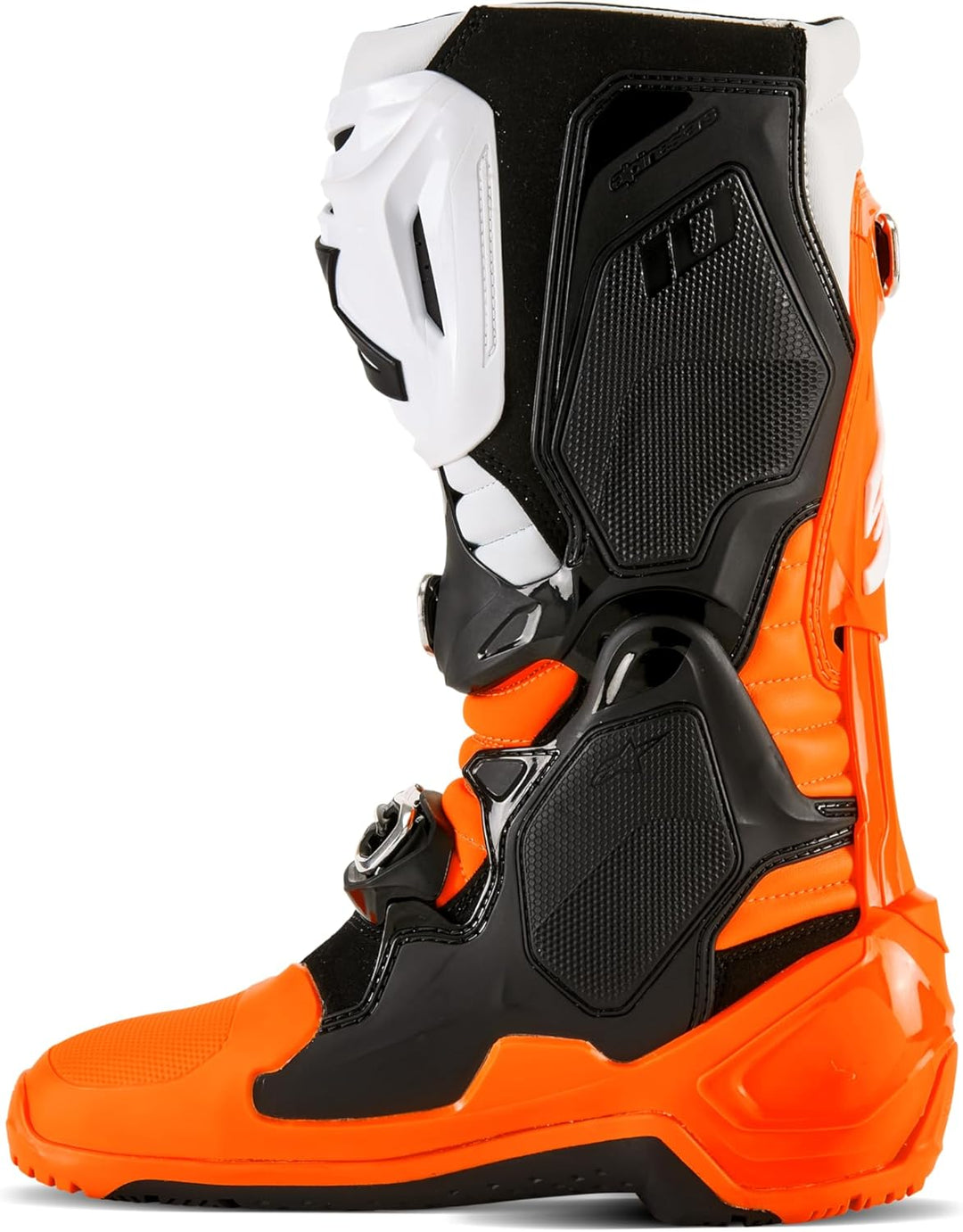 Alpinestars Motocross-Stiefel Tech 10 Enduro Orange Gr. 45.5 45.5 EU Arancione Nero, 45.5 EU Arancio