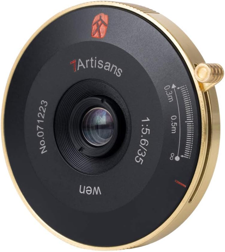 7artisans 35 mm f5.6 Vollformat-Objektiv, manueller Fokus, kompatibel mit Leica M-Mount für Leica M,