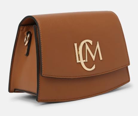 L.CREDI Lauretta Umhängetasche 22 cm Cognac, Cognac