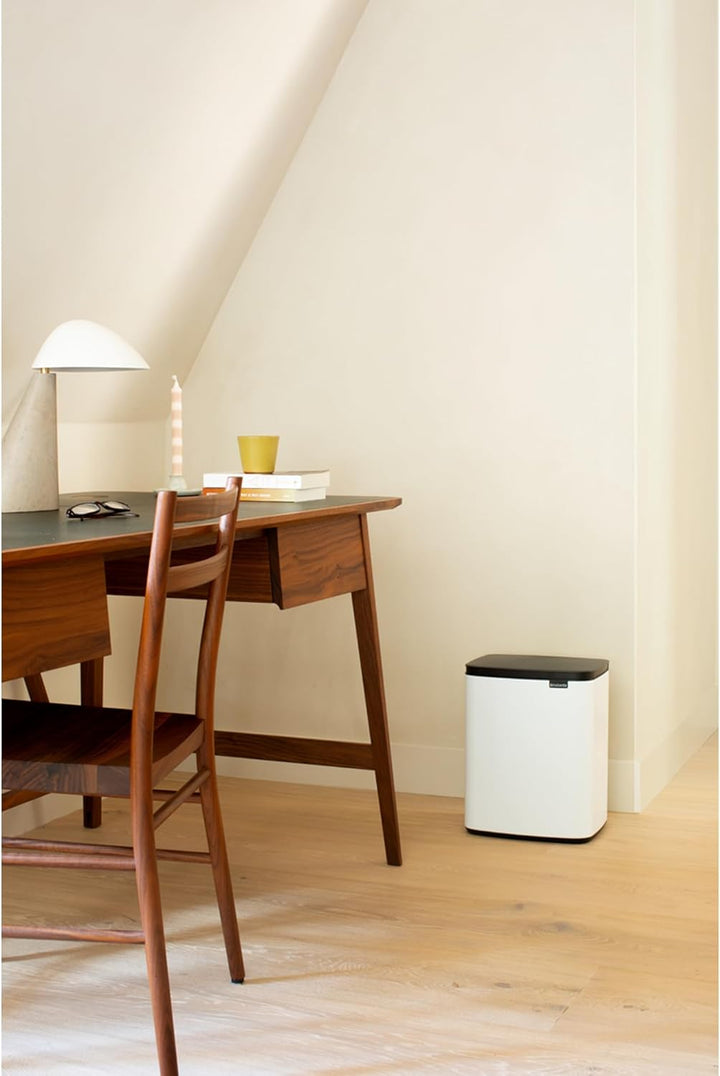Brabantia - Bo Abfalleimer 12L - Abfalleimer, stilvoll & praktisch - Leicht zu öffnender, sanft schl