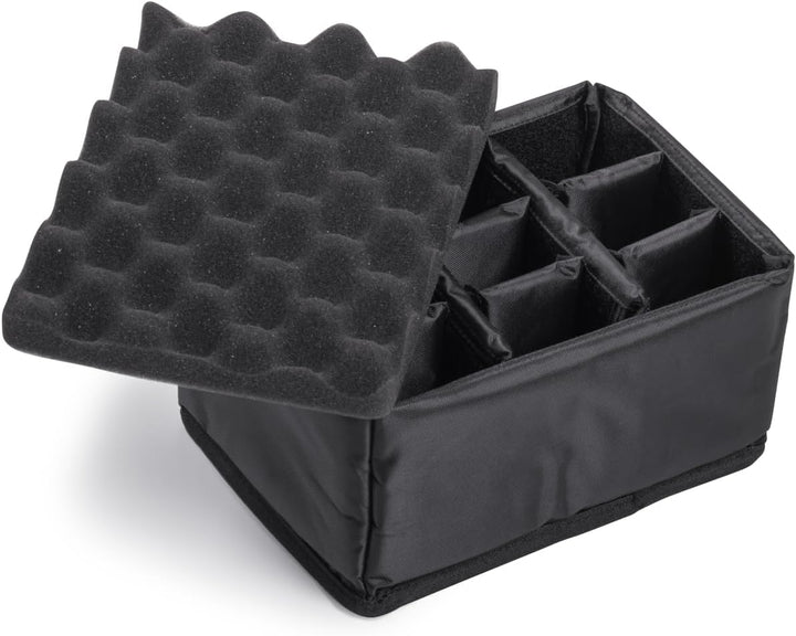 B&W Transportkoffer Outdoor - Typ 2000 - Schwarz mit variabler Facheinteilung - Wasserdicht nach IP6