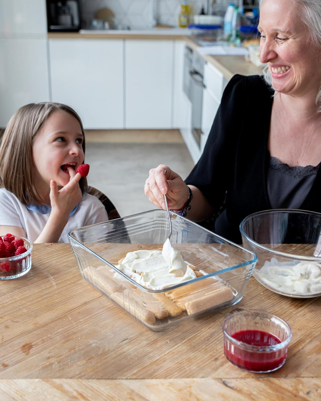 Pyrex® - Cook & Freeze – 4 Glasformen mit luftdichtem Deckel (0,8 l, 1,5 l, 2,6 l, 4 l) – speziell z