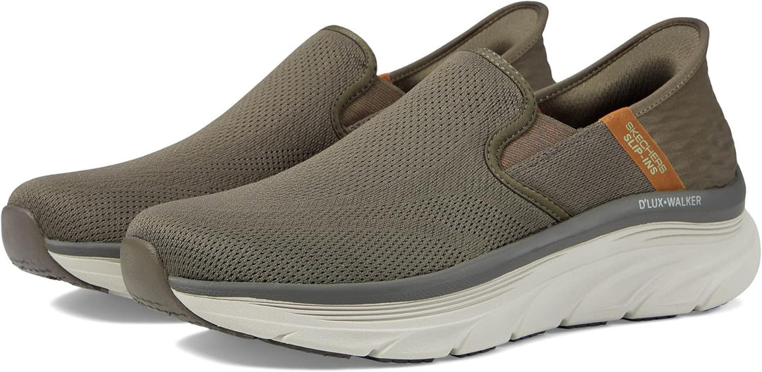 Skechers Herren D'lux Walker Sneaker 46 EU Braun, 46 EU Braun