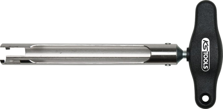 KS Tools 500.7525 T-Griff-Zündkerzenstecker-Abzieher, kurz, 225mm