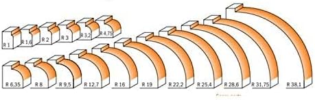 CMT Orange Tools 738.167.11 – Erdbeere R. Concavo mit rodam. HM S 6 I 12.7 R 2 D 16.7