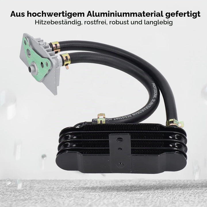 Getriebeölkühler, Motorrad Ölkühler Metall-Motorgetriebekühler, der Schnell Abkühlt Für 50‑150 Cc Cu