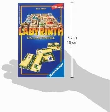 Ravensburger 23206 - Labyrinth - Das Kartenspiel , Mitbringspiel für 2-6 Spieler, Legespiel ab 7 Jah