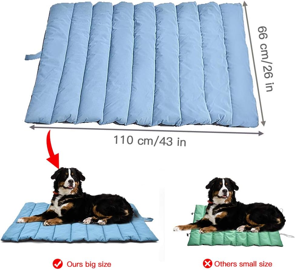 XIAPIA wasserdichte Hundematte für Outdoor, Waschbares Hundebett, Antistatik, Hygienisch, Faltbar, G