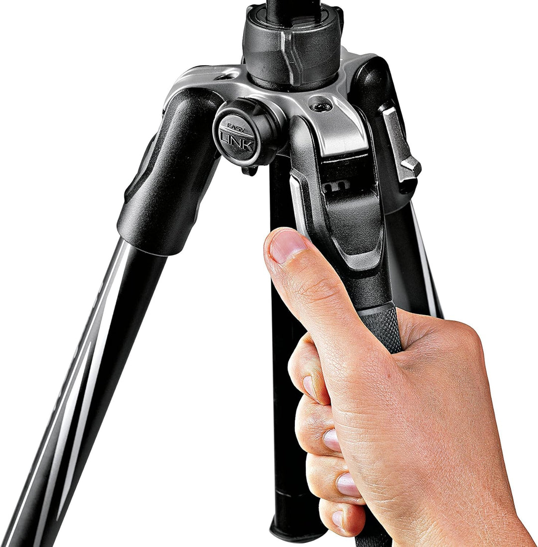Manfrotto Befree Advanced Foto-Reisestativ-Kit mit Drehverschluss, Aluminium, Kugelkopf und Lowepro