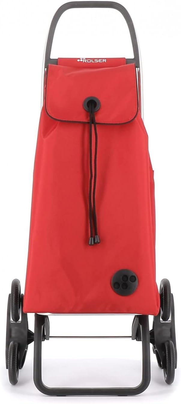 Einkaufstrolley Rolser I-Max MF 6 Räder Treppensteiger - Rot, Rot
