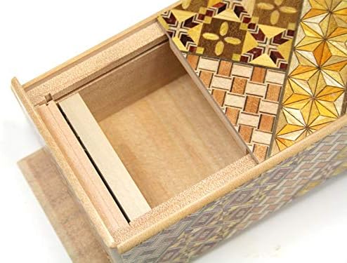 Logica Spiele Art. Yosegi Schrein 4 Schritten - Japanischer Geheimschachtel - Geschenkbox - Knobelsp