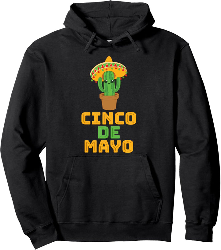 Cinco de Mayo Mexikanisch Niedlich Kaktus Pullover Hoodie