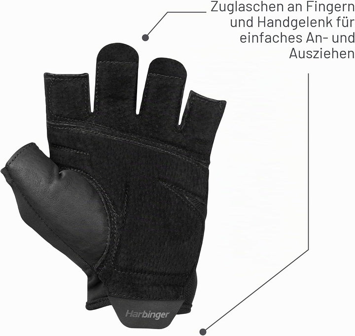 Harbinger Trainingshandschuhe, Schwerer Hebehandschuh für diejenigen, die mehr Handflächenschutz suc