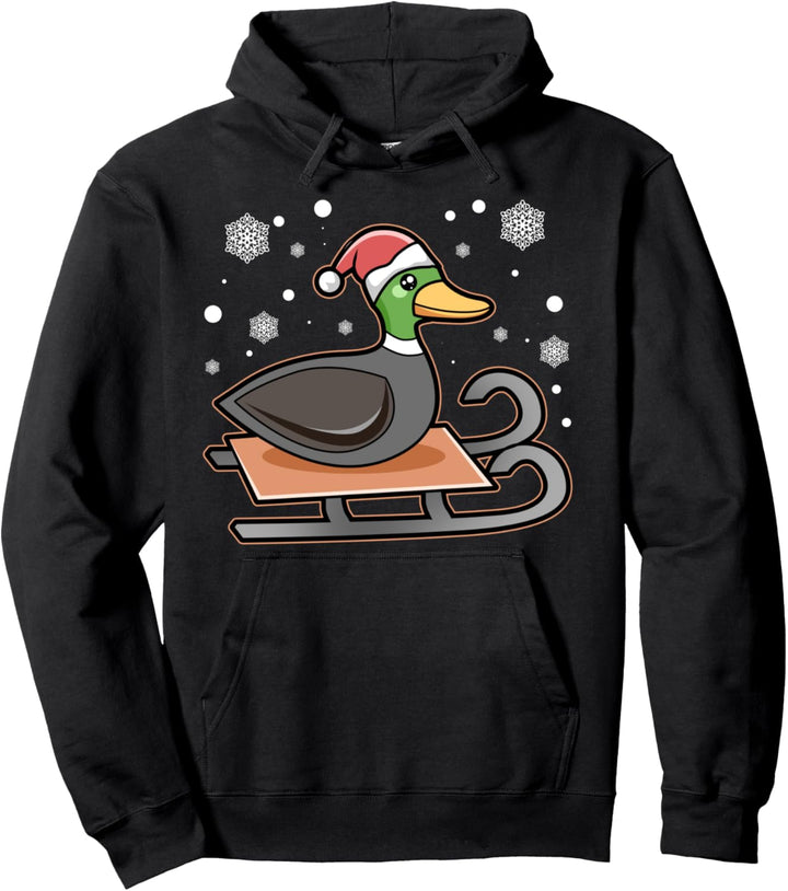 Christmas Ente Lustiges Enten Xmas süsser Ente Weihnachten Pullover Hoodie