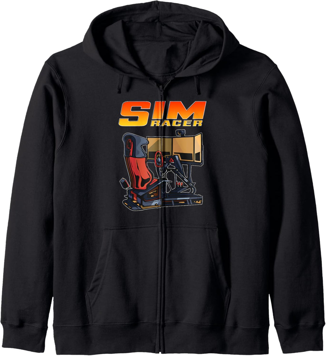 Sim Racer Sim Rennspiele Fahrsimulator Gamer Kapuzenjacke