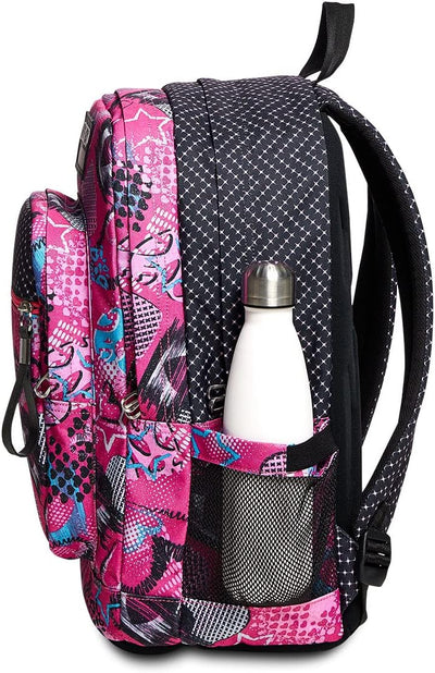 RUCKSACK NEW FIT SEVEN GLAMHEART GIRL Backpack für Schule, Uni & Freizeit, Geräumige Schultasche für