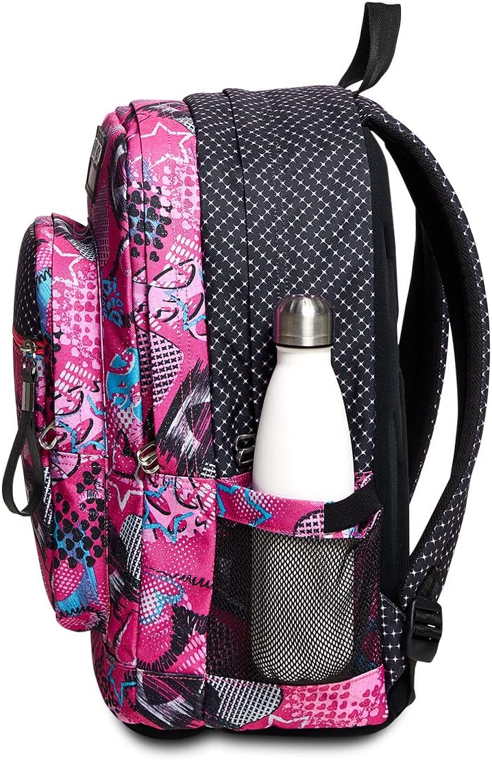 RUCKSACK NEW FIT SEVEN GLAMHEART GIRL Backpack für Schule, Uni & Freizeit, Geräumige Schultasche für