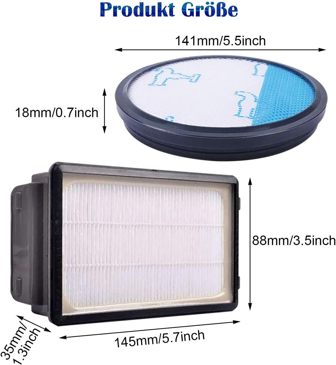 2 Stück RO3731 Staubsaugerfilter für Rowenta Compact Power RO3731EA, RO3715EA, RO3753EA, RO3724EA, R