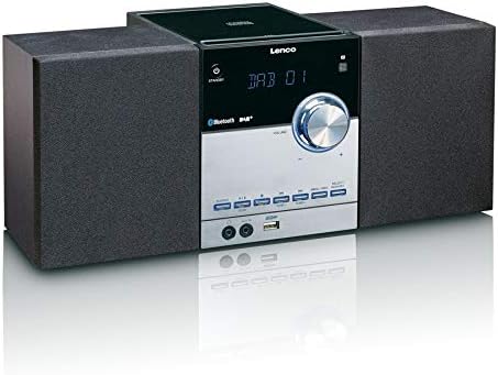 Lenco kompakte Stereoanlage MC-150 mit DAB+, FM Radio, CD/MP3-Player, Bluetooth und USB, Fernbedienu