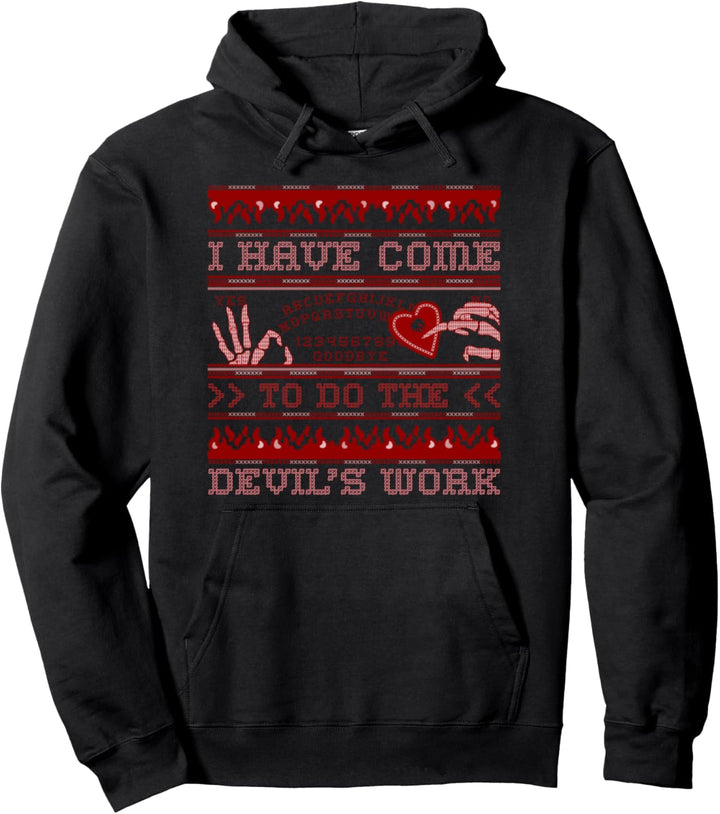 Teufelsarbeit Hässliches lustiges Kostüm Halloween Pullover Hoodie