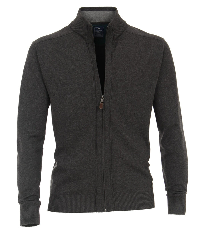 Redmond Strickjacke Uni M 79 Grau, M 79 Grau