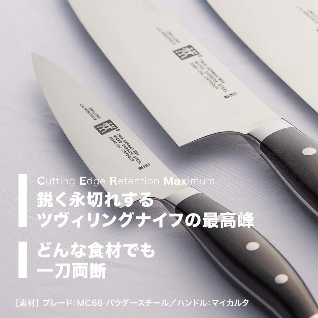 Zwilling 30860160 Twin Cermax Fleischmesser, Pulverstahl, Micarta, genietet, 160 mm, schwarz 160mm T
