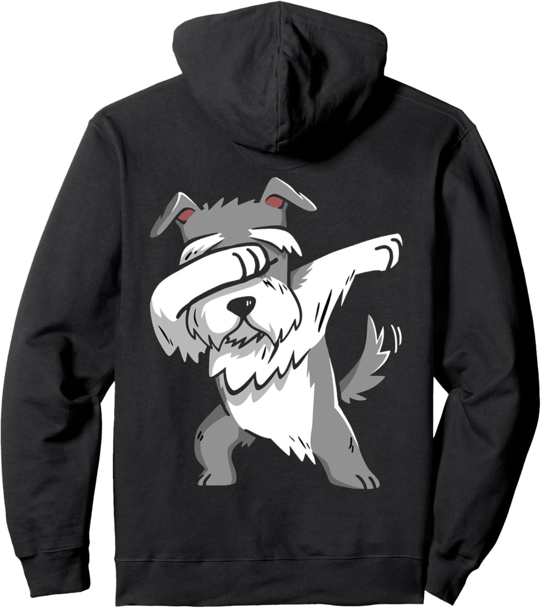 Dabbing Schnauzer Pullover Hoodie