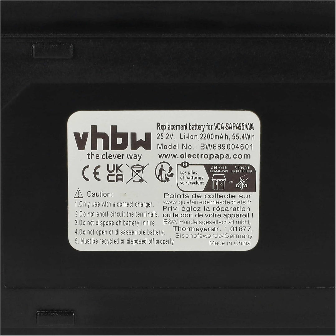 vhbw Akku kompatibel mit Samsung Bespoke Jet, Bespoke Jet Complete, VS20A95843W/SH, VS20A95843W/WA S