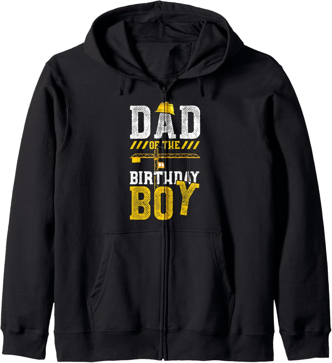 Bauarbeiter: Dad Of The Birthday Boy - Geburtstag Kapuzenjacke
