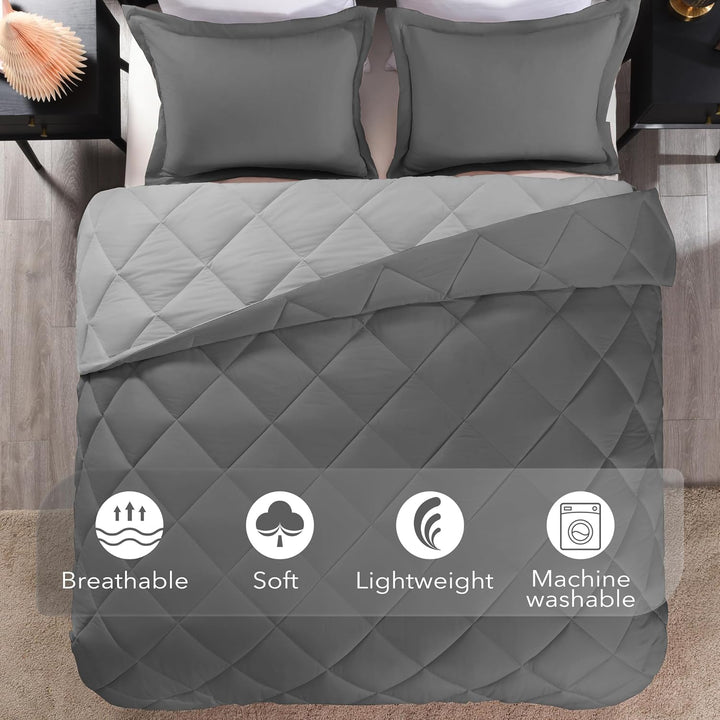 downluxe Bettwäsche-Set für King-Size-Betten, weiches Bettwäsche-Set für alle Jahreszeiten, 1 Bettde