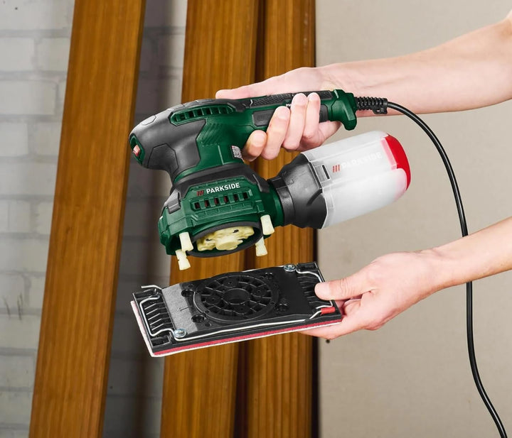 PARKSIDE® 3-in-1-Multifunktionsschleifer Exzenterschleifer Schwingschleifer Dreieckschleifer PMFS 20