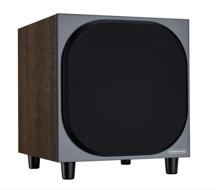 Monitor Audio Bronze W10 | Farbe: Walnuss |Subwoofer | Stück | Heimkino | 220 Watt | 10"/250 mm Chas