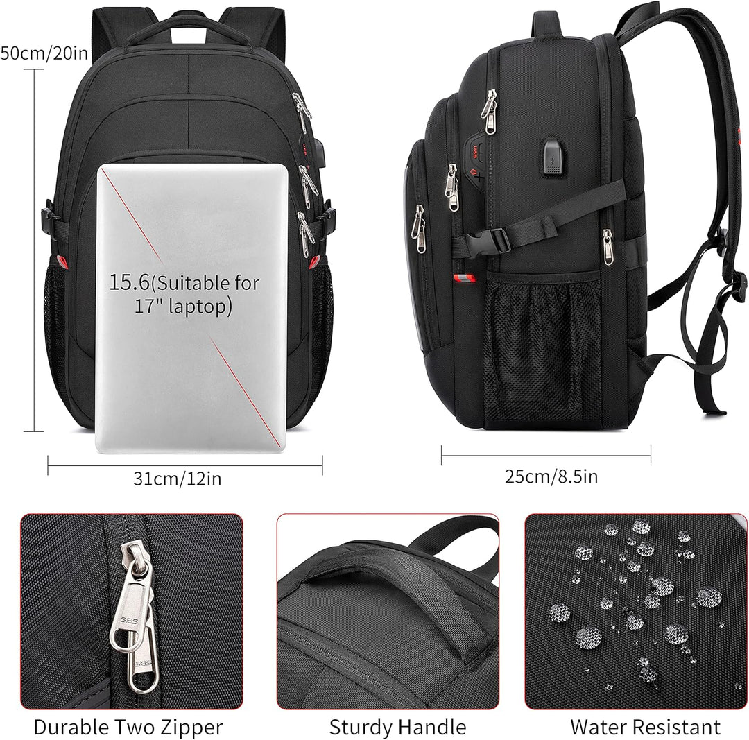 Cafele Rfid Anti-Diebstahl-Rucksack Laptop Schulrucksack Teens Bookbag Mittlerer Computerrucksack mi