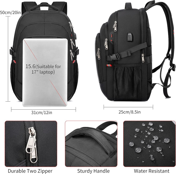 Cafele Rfid Anti-Diebstahl-Rucksack Laptop Schulrucksack Teens Bookbag Mittlerer Computerrucksack mi
