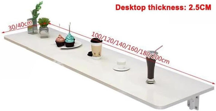 HFFAIWM Klappbarer Wandtisch，Wandtisch, klappbar, Wandtisch, Wandtisch, Kleiner Raum, schwimmend, kl