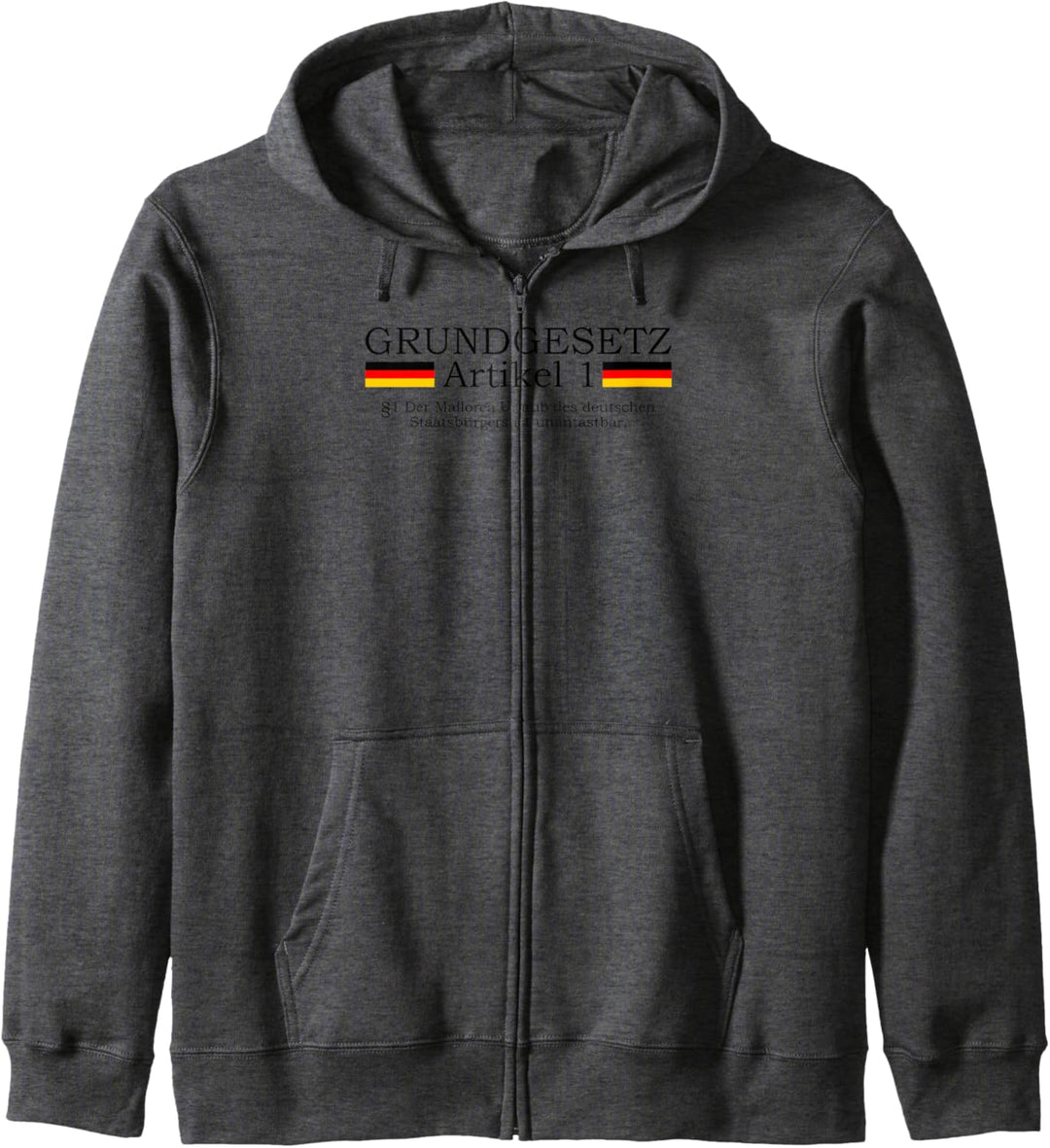 Malle Mallorca Party Partyurlaub Crew Team Grundgesetz Kapuzenjacke