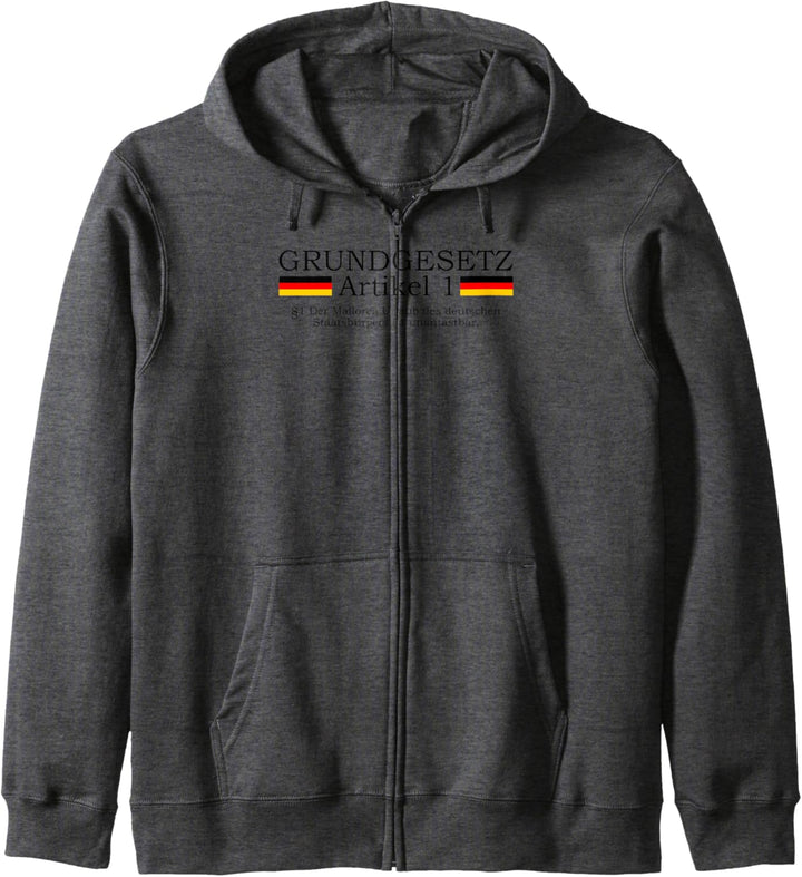 Malle Mallorca Party Partyurlaub Crew Team Grundgesetz Kapuzenjacke