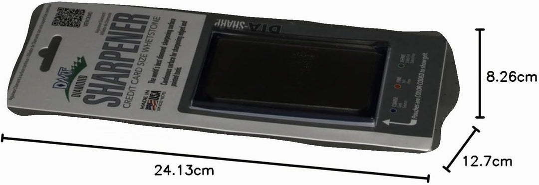 DMT Dia-Sharp® Diamant Taschenschleifstein im Kreditkartenformat Grob, Kompakter Wetzstein für Messe