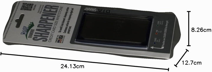 DMT Dia-Sharp® Diamant Taschenschleifstein im Kreditkartenformat Grob, Kompakter Wetzstein für Messe