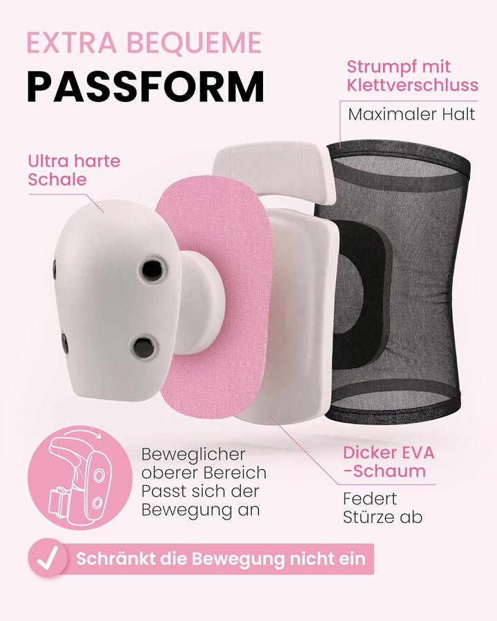 99FLIPS Protektoren Kinder Knieschoner Kinder 3 Jahre - Schoner Inliner Set - Schutzausrüstung - Kni