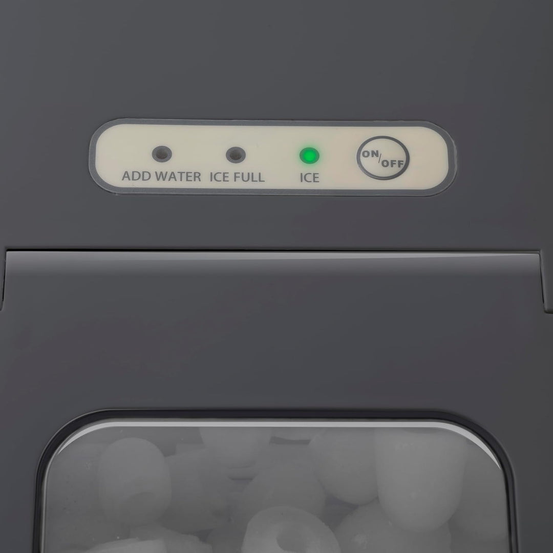 Trebs 99363 Eiswürfelbereiter - Eiswürfelmaschine - 12kg Eiswürfel in 24 Stunden - 2 L Wassertank -