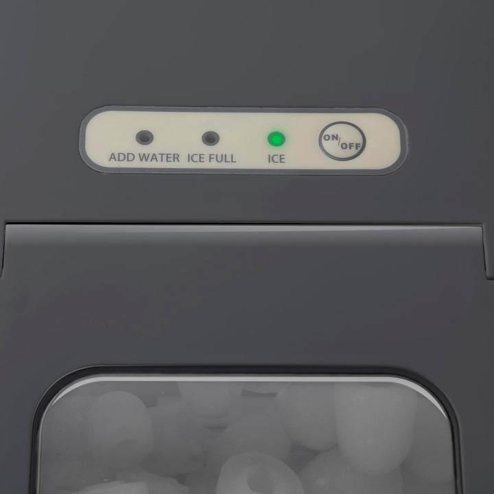 Trebs 99363 Eiswürfelbereiter - Eiswürfelmaschine - 12kg Eiswürfel in 24 Stunden - 2 L Wassertank -