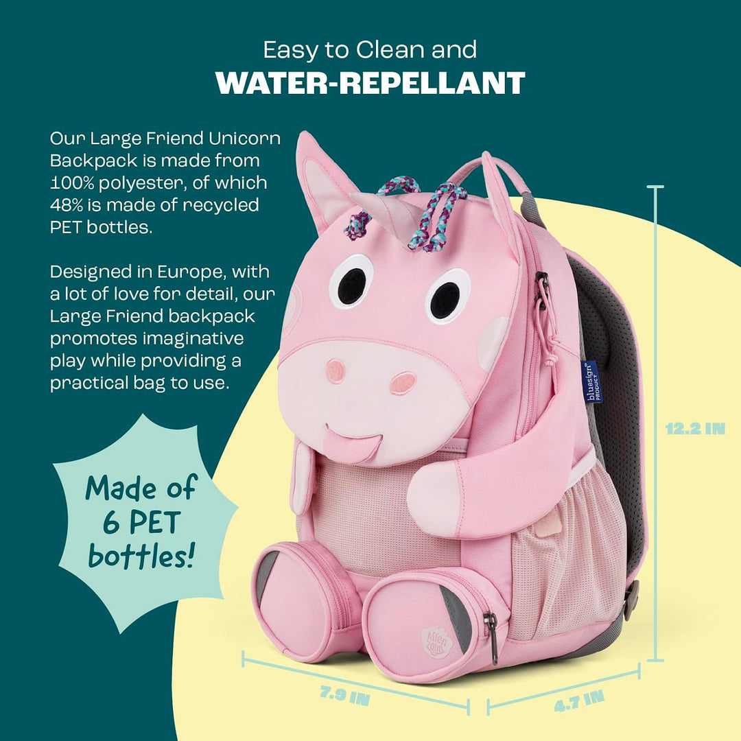 Affenzahn Kinderrucksack Grosser Freund | Kindergartenrucksack für Kinder von 3 bis 5 Jahren mit fun
